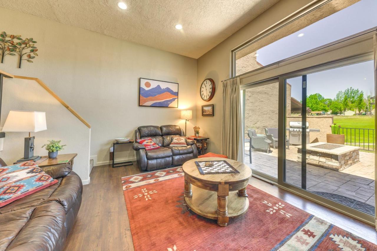 Ruidoso Golf Condo - Patio, Fire Pit And Mtn View! Exterior photo